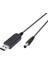 USB Dc 5V Dc 12V 2.1mm x 5.5mm Modül Dönüştürücü Dc Namlu Erkek Konnektör Jakı Güç Kablosu Fişi, Usb'den Dc Kabloya -1m (5V - Dc 12V) 2