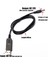 USB Dc 5V Dc 12V 2.1mm x 5.5mm Modül Dönüştürücü Dc Namlu Erkek Konnektör Jakı Güç Kablosu Fişi, Usb'den Dc Kabloya -1m (5V - Dc 12V) 3