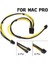 Mac Pro 18AWG Için Çift Mini 6 Pin 8 Pin Erkek Pcıe Ekran Kartı Güç Kablosu 1