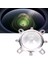 44MM Optik Cam Lens + 50MM Reflektör Kolimatör Kupası 20-100W LED Işık Için Sabit Braket 3