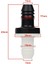 Flyeer 2 Adet 3/8 Inç 10MM Inline Abs Tek Yönlü Su Geri Dönüşsüz Çek Valf Yakıt Gaz Sıvı Hava(Yurt Dışından) 2