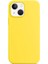 Apple iPhone 13 Kılıf Liquid Lansman Silikon Sarı 2
