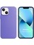 Apple iPhone 13 Kılıf Liquid Lansman Silikon Lila 1