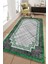 Gri-Yeşil Jüt Desenli Halı (Makinada Yıkanabilir Kaymaz Dot Taban) - WL1272 1