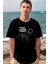 Güneşli Türkiye Siyah Kısa Kollu Erkek T-Shirt 1
