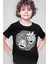 Dönen Kafalar Siyah Kısa Kollu Erkek Çocuk T-Shirt 1