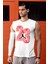Yirmi Üç Beyaz Kesik Kol | Kolsuz Erkek T-Shirt | Atlet 1