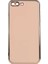 Casestreet Apple iPhone 8 Plus Kılıf Bark Parlak Silikon Renkli Kenarları Rose Bronz 1