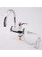 Flyeer Eu Plug Paslanmaz Çelik LED Dijital Ekran Sıcak ve Soğuk Su Mikser Musluk Suyu Isıtıcı Lavabo Lavabo Bataryası Outlet Mikser Eu Plug (Gümüş) 3