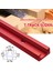 Kırmızı 300MM/400MM/500MM/600MM Alüminyum Alaşımlı Gönye T-Track Somun Kaydırıcı Dıy Ağaç Işleme Aleti - 500MM 1