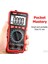 Otomatik LCD Dijital Multimetre Ampermetre Ac/dc Voltaj Elektrik Aleti Test Cihazı Ncv Fenerli TA801B - 4
