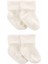 Bebek Çorap Yumuşak Pamuk Karışımı Kaymaz Tabanlı 2'li Paket Beyaz 1