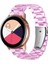 Samsung Galaxy Watch Gear S2 Kordon 20MM Şeffaf Baklalı Kordon 1