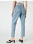 2SAL40060MD Yüksek Bel Mom FitAçık İndigo Kadın Denim Pantolon 4