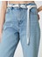 2SAL40060MD Yüksek Bel Mom FitAçık İndigo Kadın Denim Pantolon 5