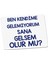 Skomik Sözlü Sana Gelsem Olur Mu Mouse Pad 1
