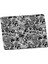 Black Doodle Mouse Pad 1