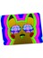 Pikachu On Acid Pokemon Renkli Tarz Hayal Dünyası Mouse Pad 1