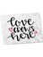 Sevgiliye Arkadaşa Love Tasarım Mouse Pad 1