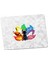 Renkli Tilki Gökkuşağı Color Mouse Pad 1
