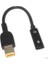2 Parça Güç Adaptörü Kablosu USB Tipi-C Kadın Lenovo Için Kare Fiş Şarj (Yurt Dışından) 1