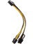 2 Adet 6 Ila 2X8PIN ve 2 Adet 8 Ila 2X8PIN Uzatma Kablosu Splitter Video Kartı (Yurt Dışından) 5