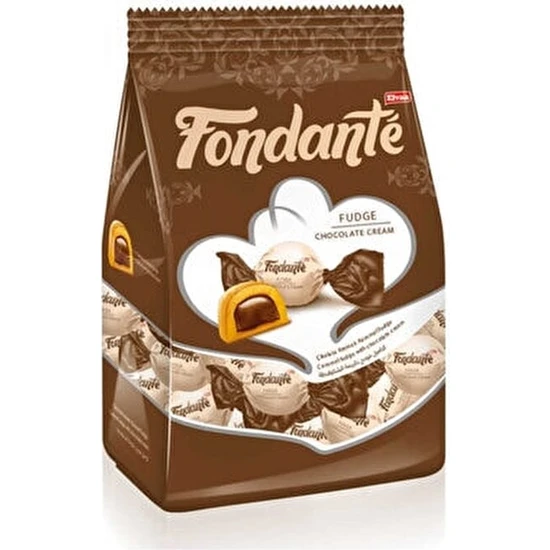 Elvan Fondante Fudge Çikolata Kremalı 500 Gr. (1 Poşet)