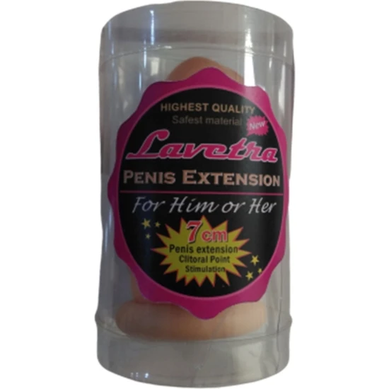 Lavetra Tırtıklı 7 cm Dolgulu Prezervatif