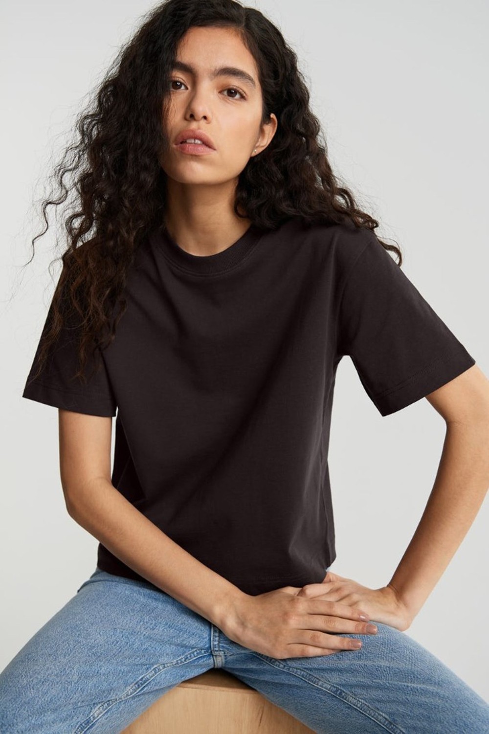 Madmext Mad Girls Gri Tişört MG1284