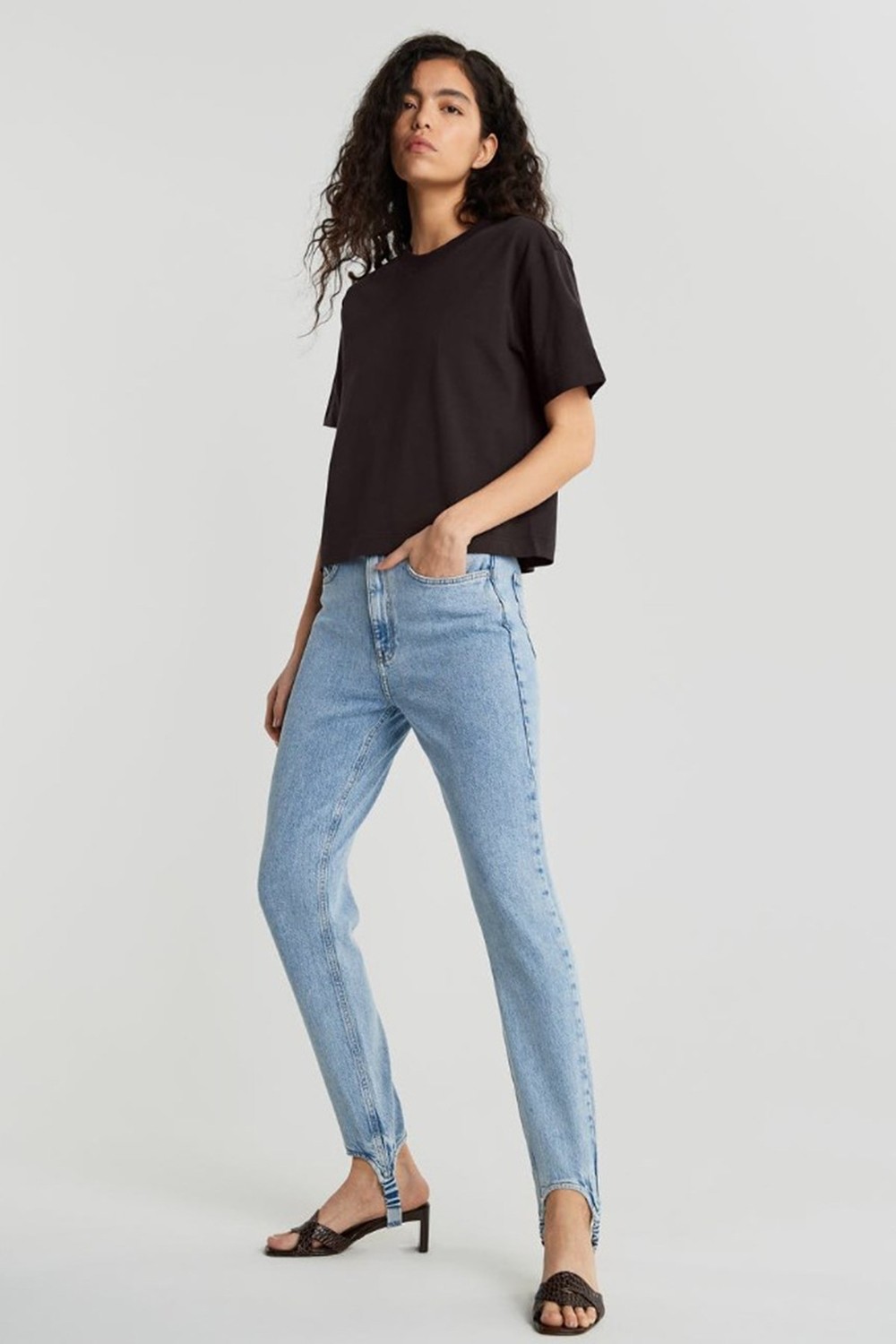Madmext Mad Girls Gri Tişört MG1284 görsel 2