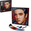 LEGO Art ǀ "Kral" Elvis Presley 31204 - 18 Yaş ve Üzeri Elvis Hayranları Için Koleksiyonluk Yaratıcı Yapım Seti (3445 Parça)