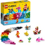 LEGO® Classic Yaratıcı Okyanus Eğlencesi 11018 - 4 Yaş ve Üzeri Çocuklar Için 6 Inşa Edilebilen Oyuncak Içeren Yapım Seti (333 Parça)