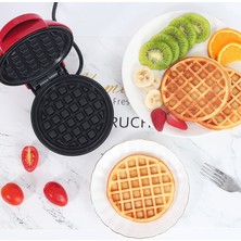 TopOne Top One uMini Ev Tipi Waffle Makinesi - Kırmızı (Yurt Dışından)