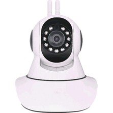 TopOne 2 Antenli Kablosuz Ip Kamera Wifi Hd 720P Robo Kablosuz(Yurt Dışından)