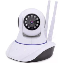 TopOne 2 Antenli Kablosuz Ip Kamera Wifi Hd 720P Robo Kablosuz(Yurt Dışından)