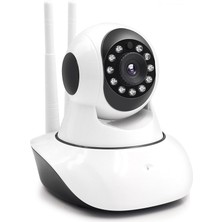 TopOne 2 Antenli Kablosuz Ip Kamera Wifi Hd 720P Robo Kablosuz(Yurt Dışından)