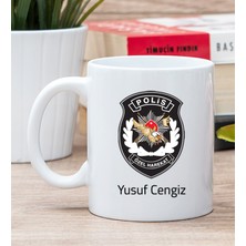 Hediye Dükkanı Kişiye Özel  Özel Harekat Polisi Beyaz Kupa Bardak