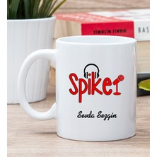 Hediye Dükkanı Kişiye Özel  Spiker Beyaz Kupa Bardak
