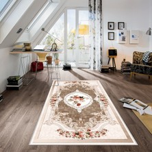 West Home Dijital Baskı Yıkanabilir Kaymaz Taban Salon Halısı Mutfak Halısı Yolluk ve Banyo Paspası