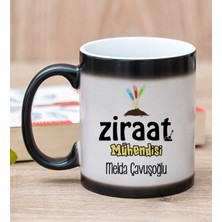 Hediye Dükkanı Kişiye Özel  Ziraat Mühendisi Sihirli Kupa Bardak