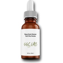 Ssc Lab Ölmez Çiçek Ekstraktlı Yüz Cilt & Saç Serumu • %100 Doğal, Laboratuvar Onaylı, Kimyasal Içermeyen Bitki Özü,  Etki, Yenilebilir Kozmetik