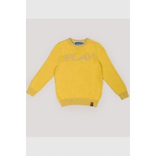 Alexander Gardi Çocuk Kazak Bisiklet Yaka Desenli Günlük Stil 9-10 Yaş İçin Üretildi