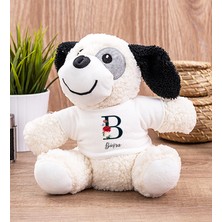 Hediye Dükkanı Kişiye Özel  Baş Harfli ve Isimli Peluş Köpek