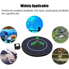 Fairy 360 ° Dönebilen Nozullu 4W Renkli Güneş Çeşmesi Pompası (Yurt Dışından)