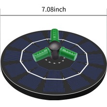 Fairy 360 ° Dönebilen Nozullu 4W Renkli Güneş Çeşmesi Pompası (Yurt Dışından)