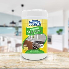 Ultra Fresh Banyo ve Mutfak Yüzeyi Temizleme Mendilleri Kutulu 80 Yaprak 2 Adet