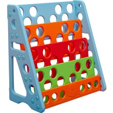 Bahçe Oyuncak Çocuk Odası Kitaplık – Renkli ve Dayanıklı, Kolay Kurulum