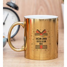 Hediye Dükkanı Kişiye Özel Doğum Günü Hediyesi Gold Kupa Bardak