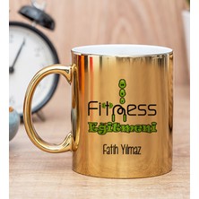 Hediye Dükkanı Kişiye Özel Fitness Eğitmeni Gold Kupa Bardak