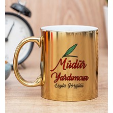 Hediye Dükkanı Kişiye Özel Müdür Yardımcısı Gold Kupa Bardak